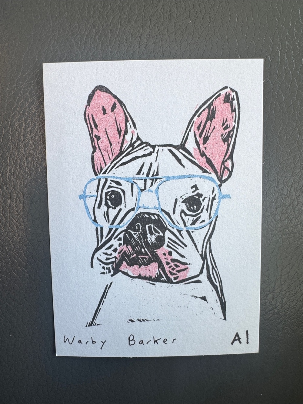 Inciardi - Warby Barker - French Bulldog - CUSTOM PRINT -Mini Print